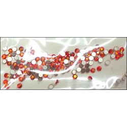 Strass oranges 1.2mm