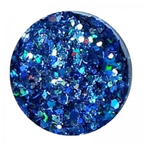 Paillettes mixtes bleues