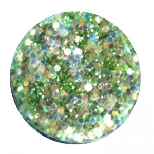 Mix paillettes vertes claires