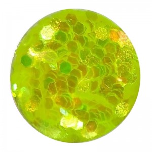 Hexagones jaune fluo