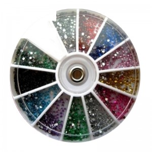 Roue de strass multicolores...